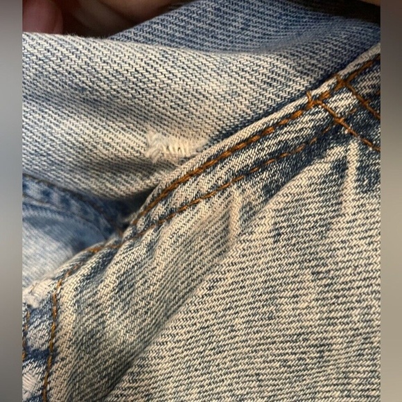 Levis Vintage 1997 Orange Tab Relaxed Fit 550 Mens Jeans- Light Wash size 38x30 - Picture 7 of 9